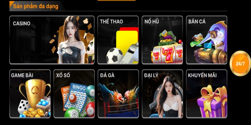 Nhà cái có kho game phong phú hàng đầu thị trường